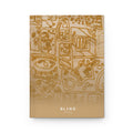 Abstract Beige Pattern Hardcover Journal — 'BL:ND Origin' Sketchy Doodle Notebook for Artists & Note-Taking